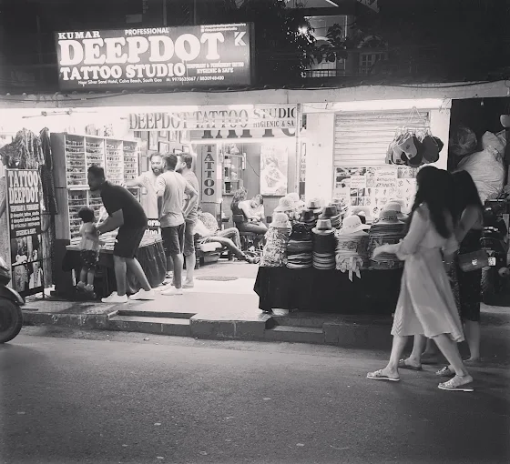 Deepdot tattoo studio Goa